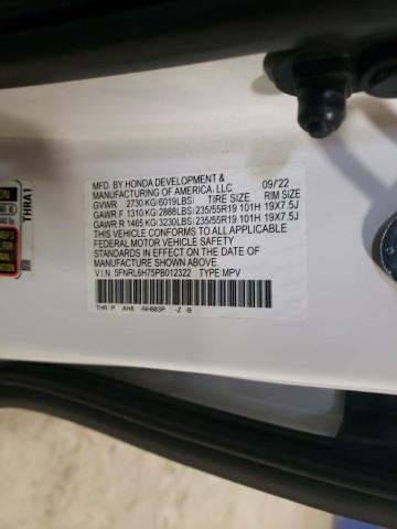 2023 HONDA ODYSSEY SP 5FNRL6H75PB012322