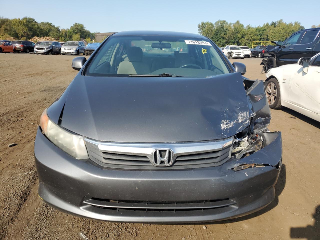 Lot #3030407468 2012 HONDA CIVIC LX