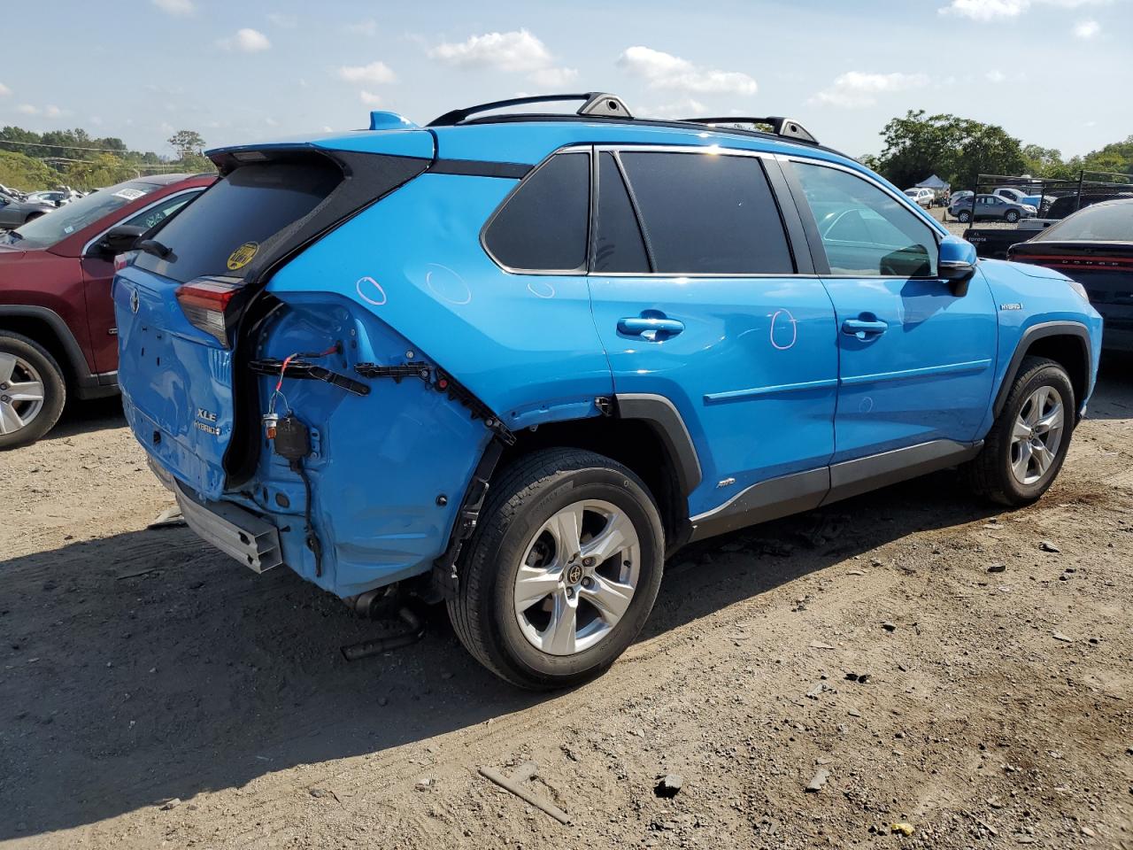 Lot #2921636135 2021 TOYOTA RAV4 XLE