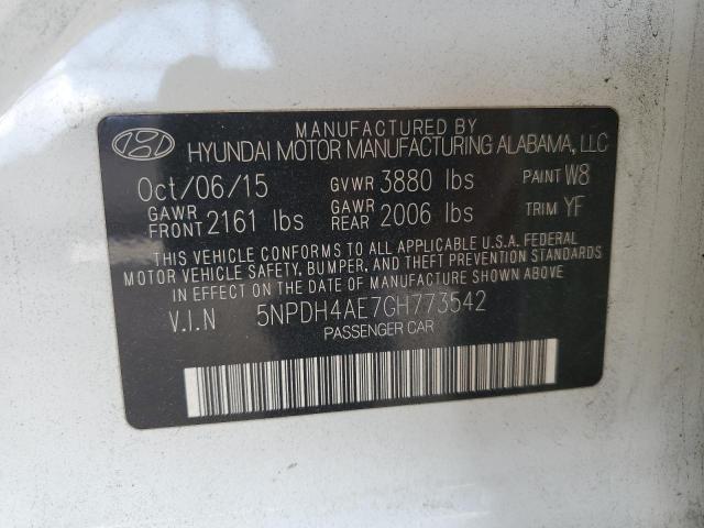 2016 HYUNDAI ELANTRA SE - 5NPDH4AE7GH773542