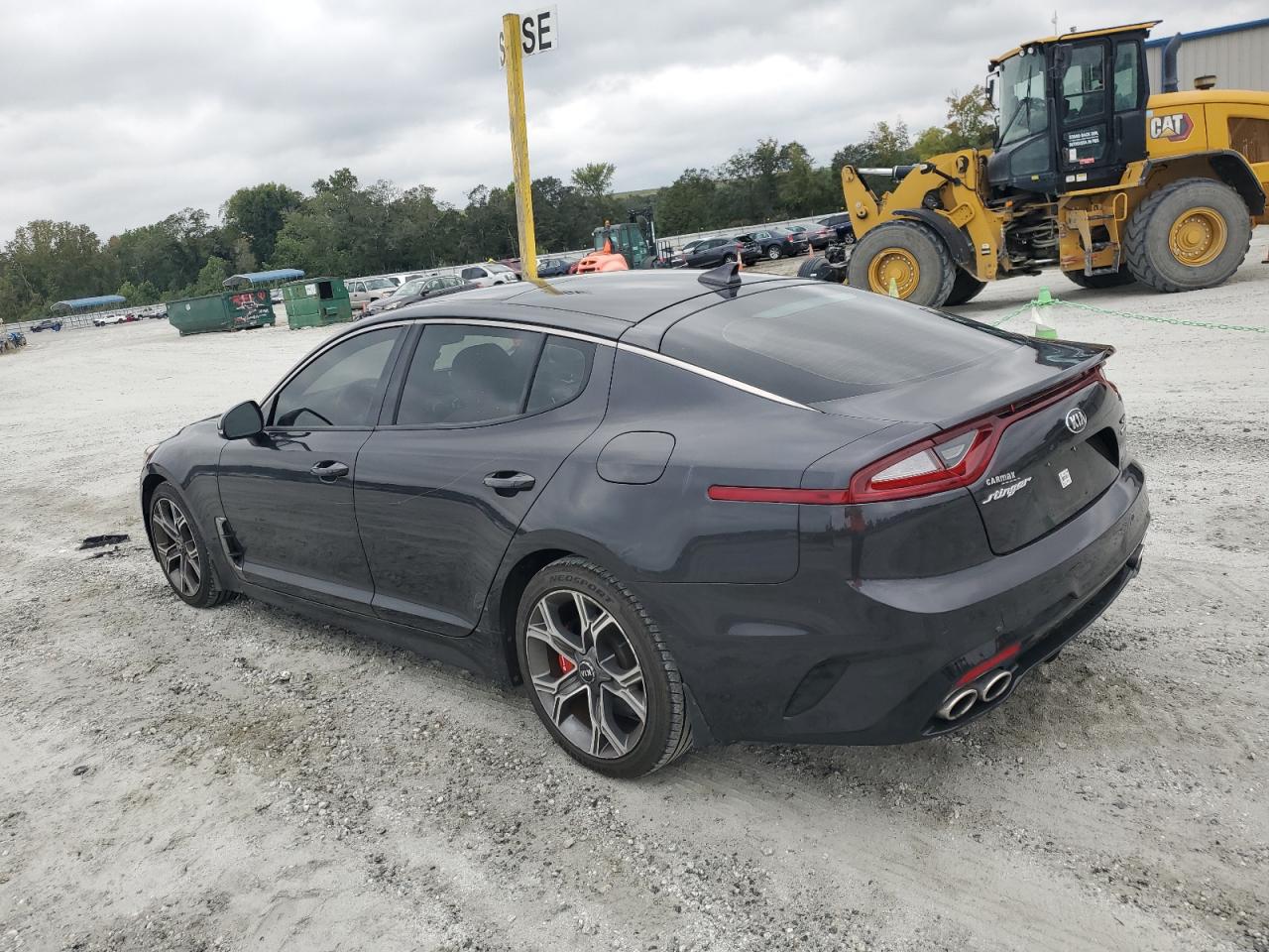 KIA STINGER GT 2019 black  gas KNAE55LC5K6063778 photo #3