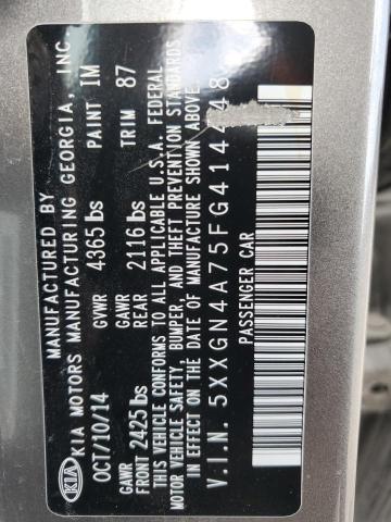 2015 KIA OPTIMA EX - 5XXGN4A75FG414448