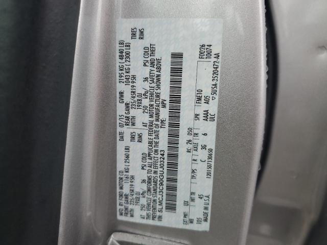 2016 LINCOLN MKC RESERV - 5LMCJ3C90GUJ03243