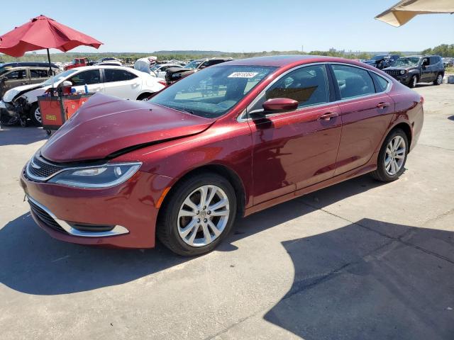 CHRYSLER 200 LIMITE 2015 red  gas 1C3CCCAB2FN637364 photo #1