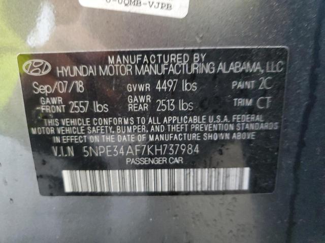 2019 HYUNDAI SONATA LIM - 5NPE34AF7KH737984