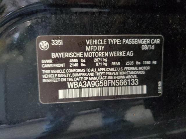 VIN WBA3A9G58FNS66133 2015 BMW 3 Series, 335 I no.13