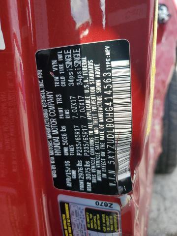2017 HYUNDAI SANTA FE S - 5XYZUDLB0HG414563
