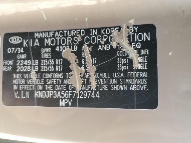 VIN KNDJP3A56F7129744 2015 KIA Soul, + no.12