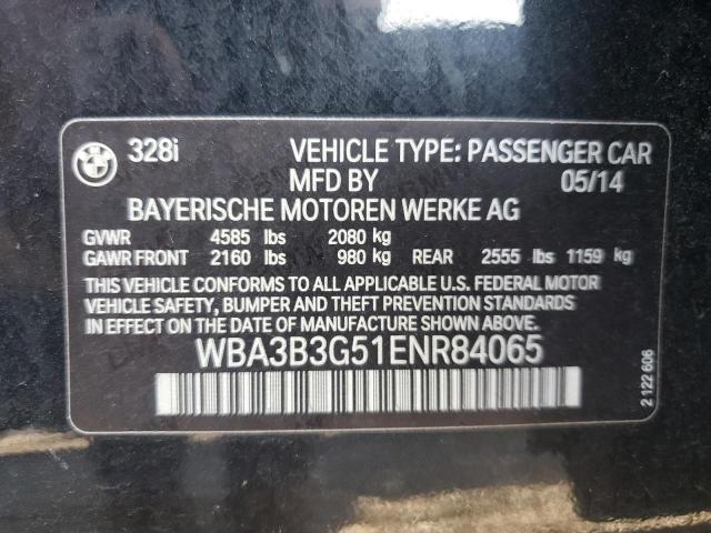 VIN WBA3B3G51ENR84065 2014 BMW 3 Series, 328 XI no.12