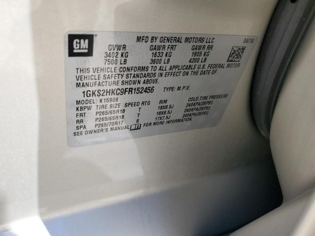 2015 GMC YUKON XL K - 1GKS2HKC9FR152456