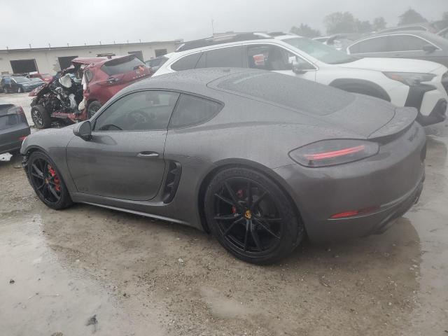 PORSCHE CAYMAN S 2018 gray  gas WP0AB2A8XJS278523 photo #3