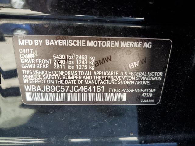 VIN WBAJB9C57JG464161 2018 BMW 5 Series, M550XI no.12