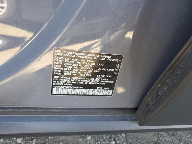 VIN 1V2WNPE8XPC036384 2023 Volkswagen ID.4, Pro S no.12