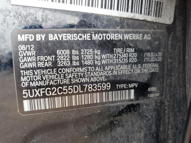 VIN 5UXFG2C55DL783599 2013 BMW X6, Xdrive35I no.13