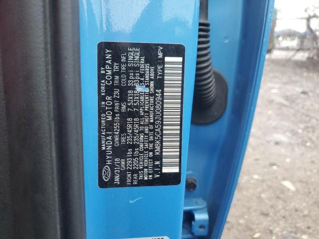 2018 HYUNDAI KONA ULTIM - KM8K5CA59JU080944