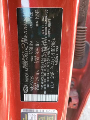 2023 HYUNDAI ELANTRA LI - 5NPLP4AG3PH109884