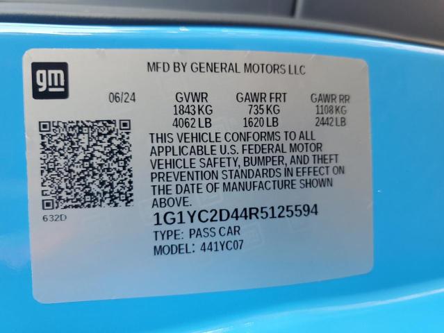 2024 CHEVROLET CORVETTE S - 1G1YC2D44R5125594