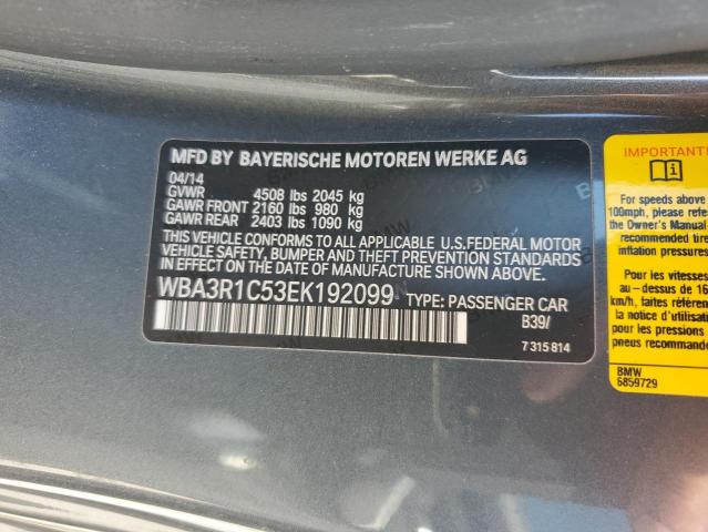 VIN WBA3R1C53EK192099 2014 BMW 4 Series, 435 I no.13