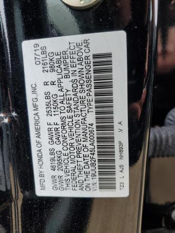 VIN 19UUB2F45LA000674 2020 Acura TLX, Technology no.12