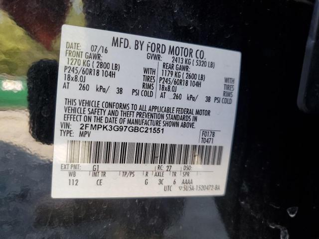 2016 FORD EDGE SE - 2FMPK3G97GBC21551