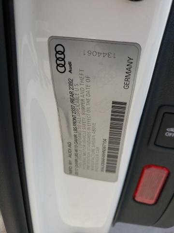 2017 AUDI A4 ULTRA P - WAUGMAF46HN067104
