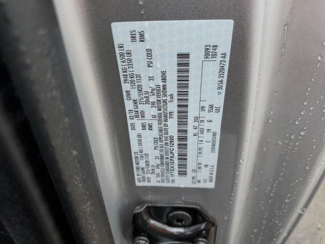 2018 FORD F150 SUPER - 1FTEX1EPXJFC12920