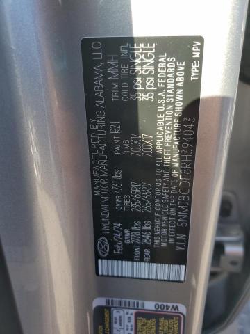 2024 HYUNDAI TUCSON SEL - 5NMJBCDE8RH394043