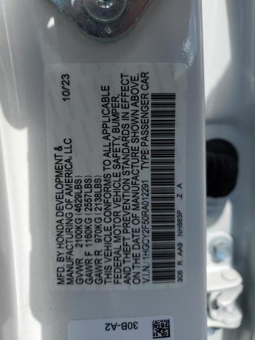 2024 HONDA ACCORD HYB - 1HGCY2F50RA012291