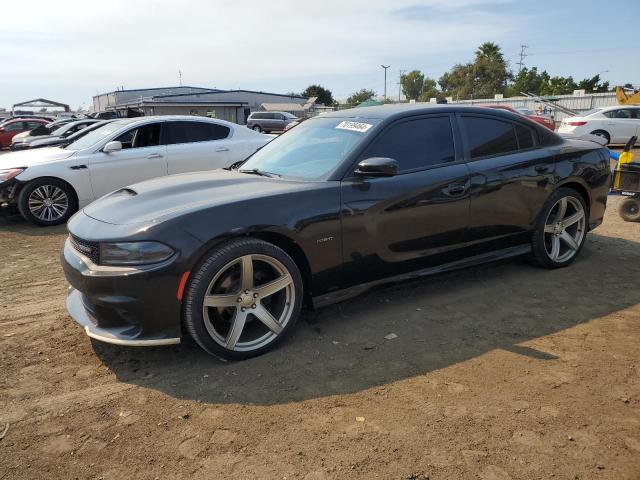 DODGE CHARGER R/ 2019 black  gas 2C3CDXCT6KH621732 photo #1