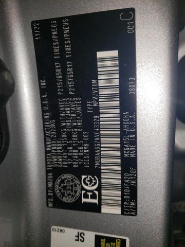 2022 TOYOTA COROLLA CR - 7MUBAABG7NV043329