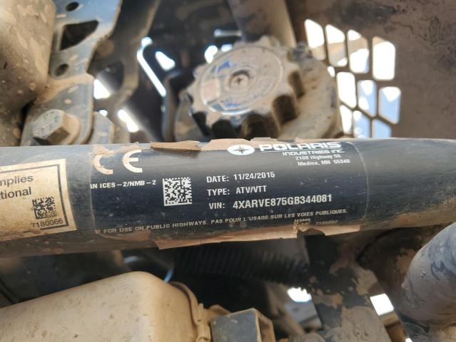 2016 POLARIS RANGER CRE - 4XARVE875GB344081