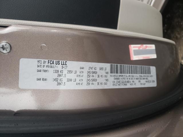 2018 CHRYSLER PACIFICA L - 2C4RC1GG2JR108814