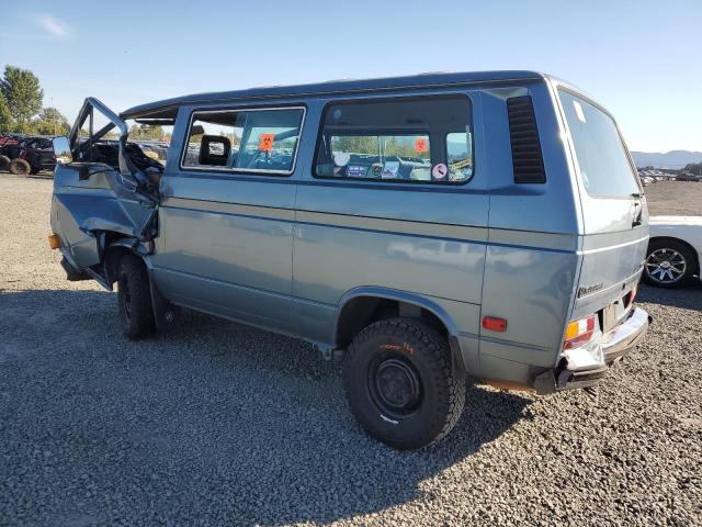 VOLKSWAGEN VANAGON BU 1984 blue  gas WV2YB0253EH134372 photo #3