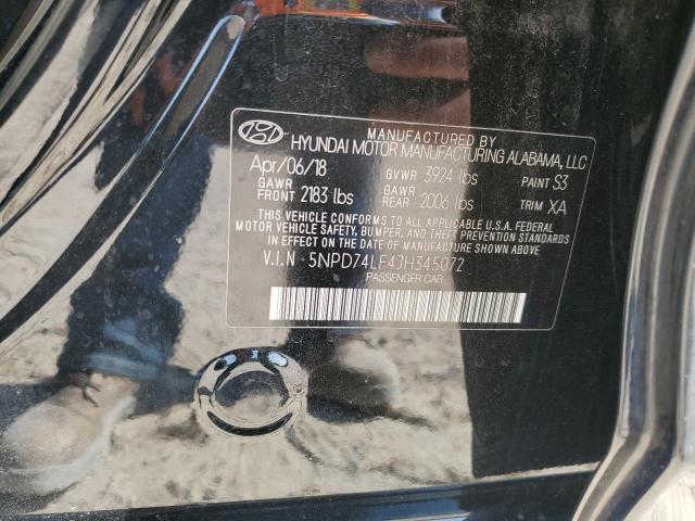 2018 HYUNDAI ELANTRA SE - 5NPD74LF4JH345072