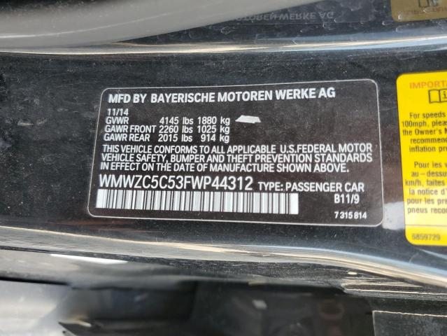 2015 MINI COOPER S C - WMWZC5C53FWP44312