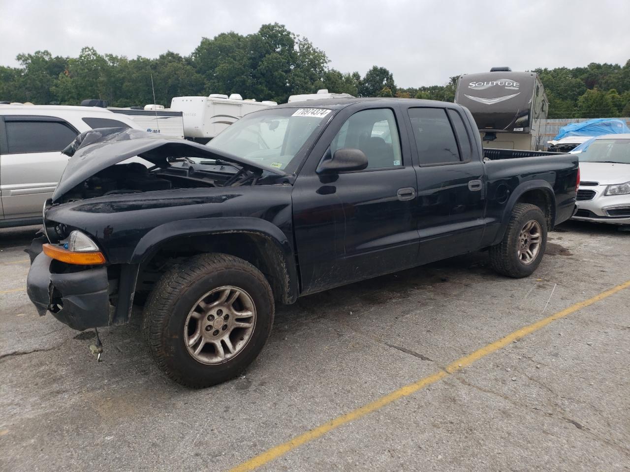 Lot #2945570076 2004 DODGE DAKOTA QUA