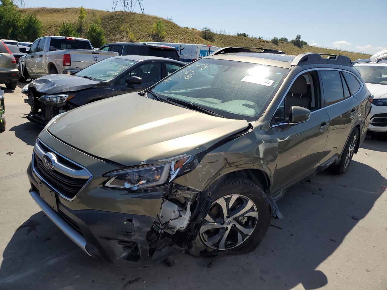 Lot #2924186095 2020 SUBARU OUTBACK LI