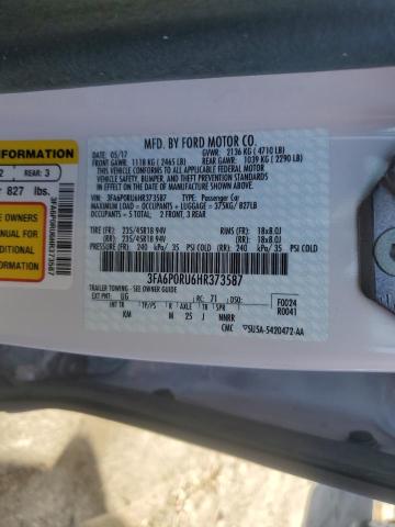 2017 FORD FUSION TIT - 3FA6P0RU6HR373587