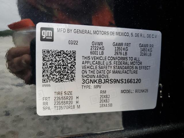 2022 CHEVROLET BLAZER 3LT - 3GNKBJRS9NS166120