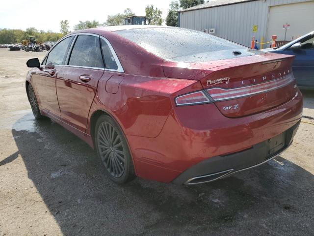 LINCOLN MKZ HYBRID 2018 burgundy  hybrid engine 3LN6L5MU2JR627131 photo #3