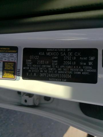 2023 KIA FORTE LX - 3KPF24AD0PE516034