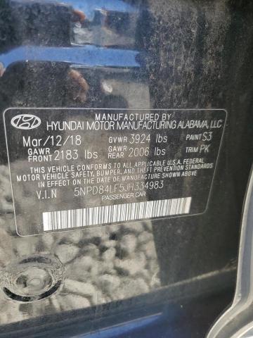 2018 HYUNDAI ELANTRA SE - 5NPD84LF5JH334983