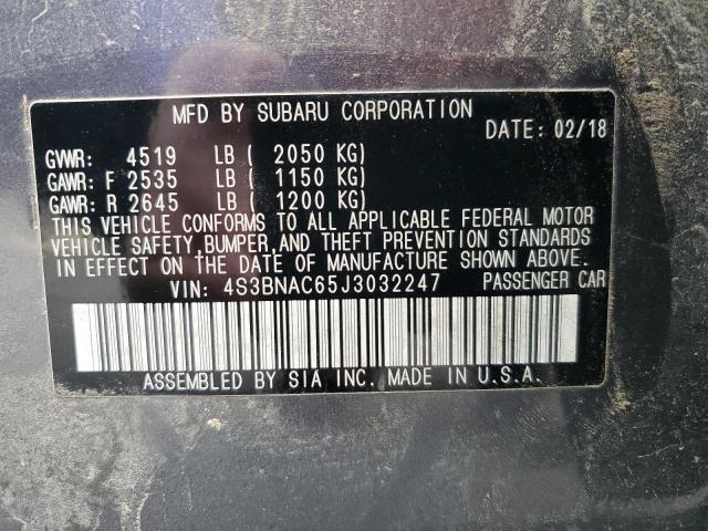 2018 SUBARU LEGACY 2.5 - 4S3BNAC65J3032247