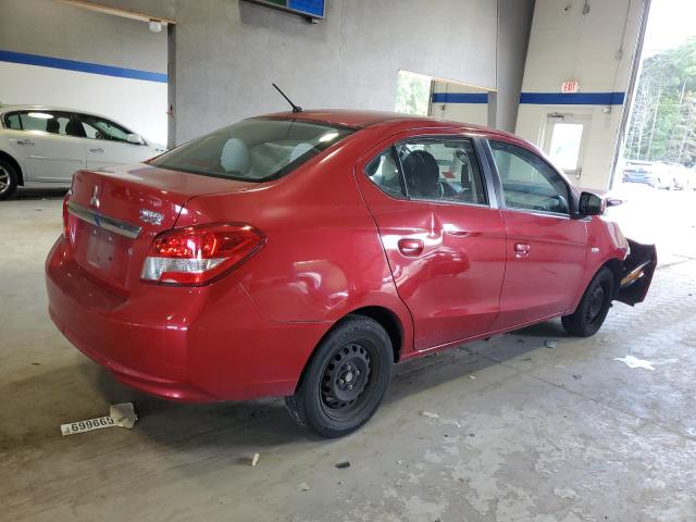 MITSUBISHI MIRAGE G4 2017 red sedan 4d gas ML32F3FJ4HHF10766 photo #4