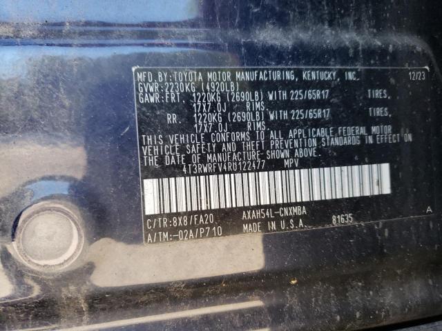 2024 TOYOTA RAV4 XLE - 4T3RWRFV4RU122477