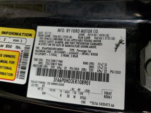 VIN 3FA6P0HD3ER108901 2014 Ford Fusion, SE no.13