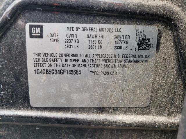 2016 BUICK LACROSSE - 1G4GB5G34GF145664