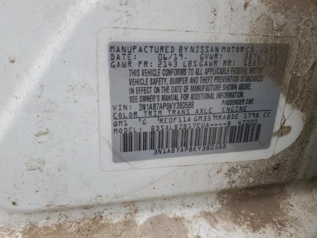 2019 NISSAN SENTRA S - 3N1AB7AP8KY380588