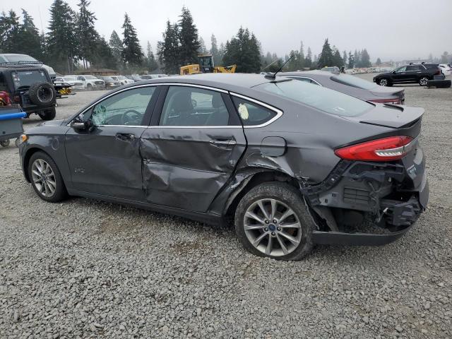 FORD FUSION TIT 2018 gray  hybrid engine 3FA6P0SU2JR110917 photo #3