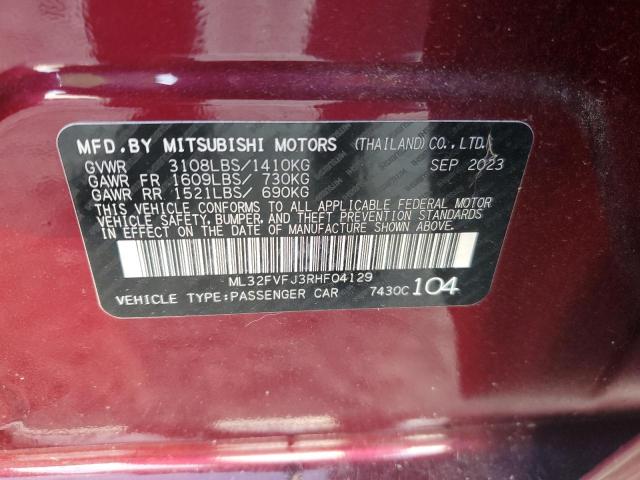 2024 MITSUBISHI MIRAGE G4 - ML32FVFJ3RHF04129